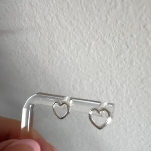 Silver .925 Heart Earrings